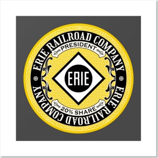 Erie Railroad Company (18XX Style) Posters and Art